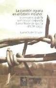 La cuestión agraria en España : la pervivencia de la semifeudalidad en la sierra norte de Sevilla, 1939-1959