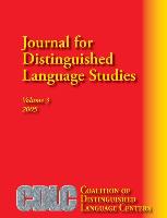 Journal for Distinguished Language Studies Volume 3