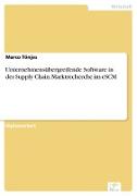 Unternehmensübergreifende Software in der Supply Chain: Marktrecherche im eSCM