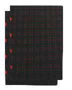 Cahier Circulo Black on Red A4. liniert