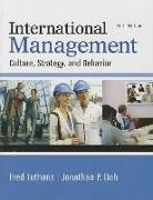 International Management: Culture, Strategy, and Behavior