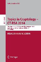 Topics in Cryptology -- CT-RSA 2014