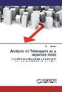 Analysis of Telangana as a separate state