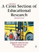 A Cross Section of Educational Research