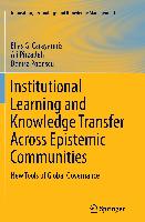 Institutional Learning and Knowledge Transfer Across Epistemic Communities