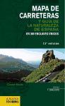 Mapa de carreteras y guía de la naturaleza de España E. 1:340000