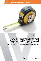 Qualitätsmessung von Supported Employment