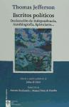 Escritos políticos : declaración de independencia, autobiografía, epistolario--