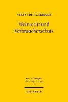 Weinrecht und Verbraucherschutz