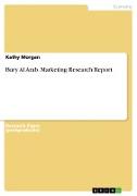 Bury Al Arab. Marketing Research Report