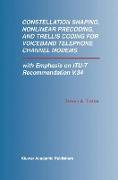 Constellation Shaping, Nonlinear Precoding, and Trellis Coding for Voiceband Telephone Channel Modems