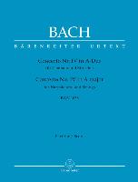 Concerto Nr. IV für Cembalo und Streicher A-Dur BWV 1055