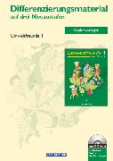 Umweltfreunde, Zu allen Ausgaben, 1. Schuljahr, Differenzierungsmaterial auf drei Niveaustufen, Kopiervorlagen mit CD-ROM