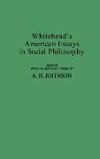 Whitehead's American Essays in Social Philosophy