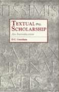 Textual Scholarship