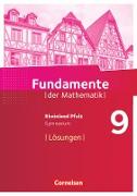 Fundamente der Mathematik, Rheinland-Pfalz, 9. Schuljahr, Lösungen zum Schülerbuch