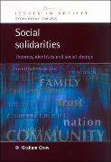 Social Solidarities