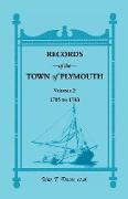 Records of the Town of Plymouth, Volumes 2 1705-1743