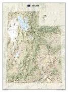 National Geographic Utah Wall Map - Laminated (30.25 X 40.5 In)