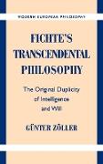 Fichte's Transcendental Philosophy