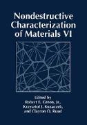 Nondestructive Characterization of Materials VI