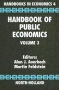 Handbook of Public Economics