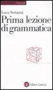 Prima lezione di grammatica