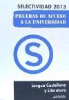 Lengua castellana y literatura, selectividad, prueba acceso universidad