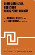 Urban Simulation: Models for Public Policy Analysis