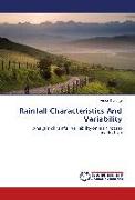 Rainfall Characteristics And Variability