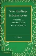 New Readings in Shakespeare