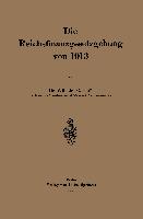 Die Reichsfinanzgesetzgebung von 1913