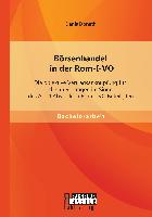 Börsenhandel in der Rom-I-VO: Die objektive Vertragsanknüpfung für die an Verträgen im Sinne des Art. 4 Abs. 1 lit. h Rom-I-VO Beteiligten