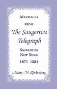 Marriages from the Saugerties Telegraph, Saugerties, New York, 1871-1884