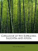 Catalogue of the Batrachia Salientia and Apoda