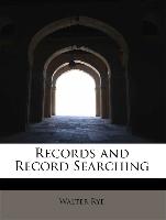 Records and Record Searching