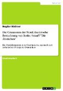 Die Grauzonen der Moral. Analytische Betrachtung von Botho Strauß' "Die Ähnlichen"