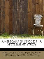 Americans in Process : A Settlement Study