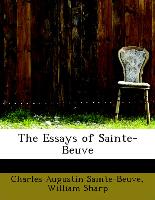 The Essays of Sainte-Beuve