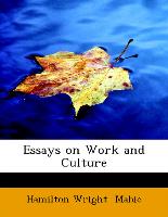 Essays on Work and Culture