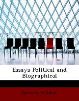 Essays Political and Biographical