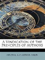 A Vindication of the Principles of Authors