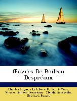 OEuvres De Boileau Despréaux