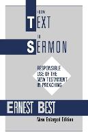 From Text to Sermon