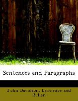 Sentences and Paragraphs