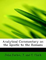 Analytical Commentary on the Epistle to the Romans