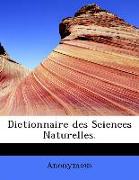 Dictionnaire des Sciences Naturelles