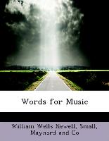 Words for Music