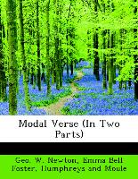 Modal Verse (In Two Parts)