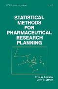 Statistical Methods for Pharmaceutical Research Planning